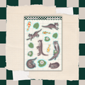 Otters and Koi Fish Deco Stickers