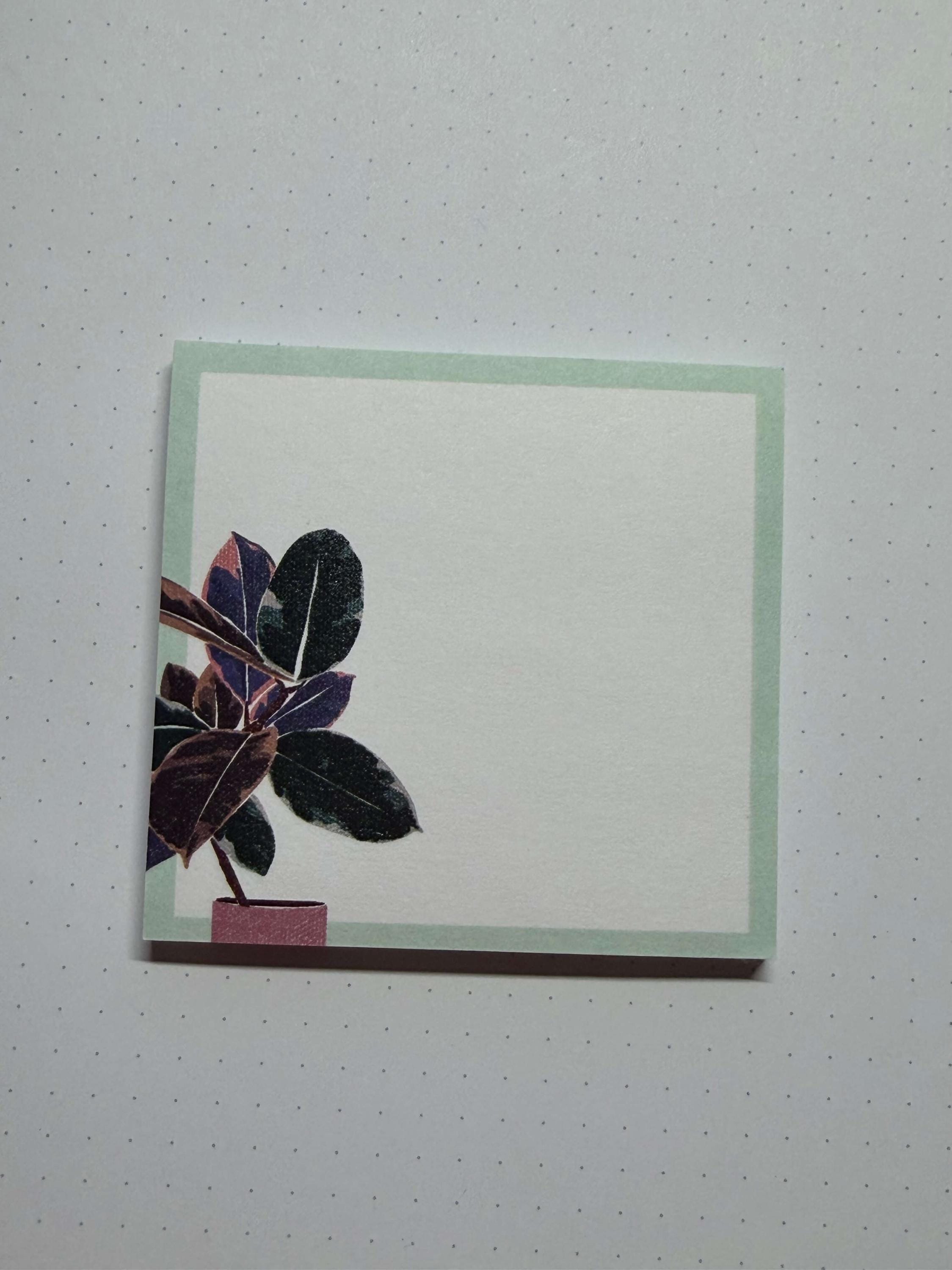 Plant Sticky Note Pad (Post-its)