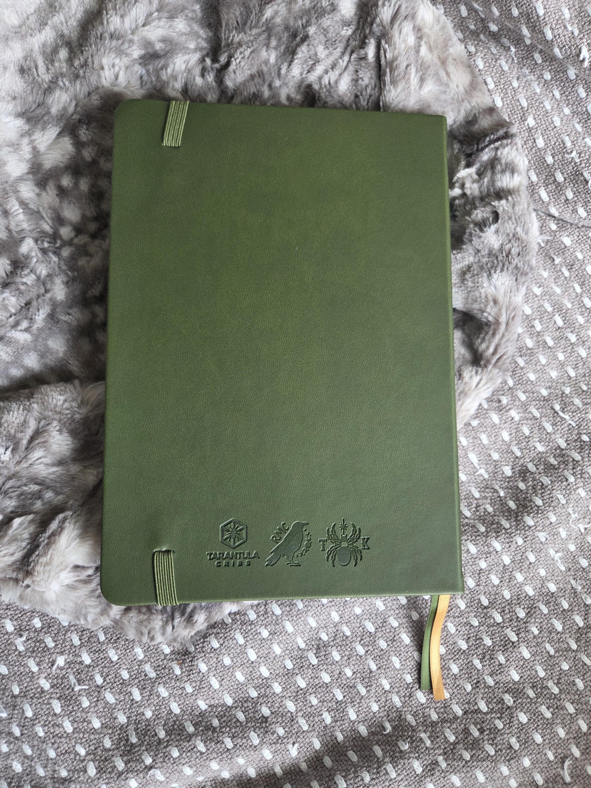 Jumping Spider Journal: Vegan Leather A5 Dot Grid Notebook