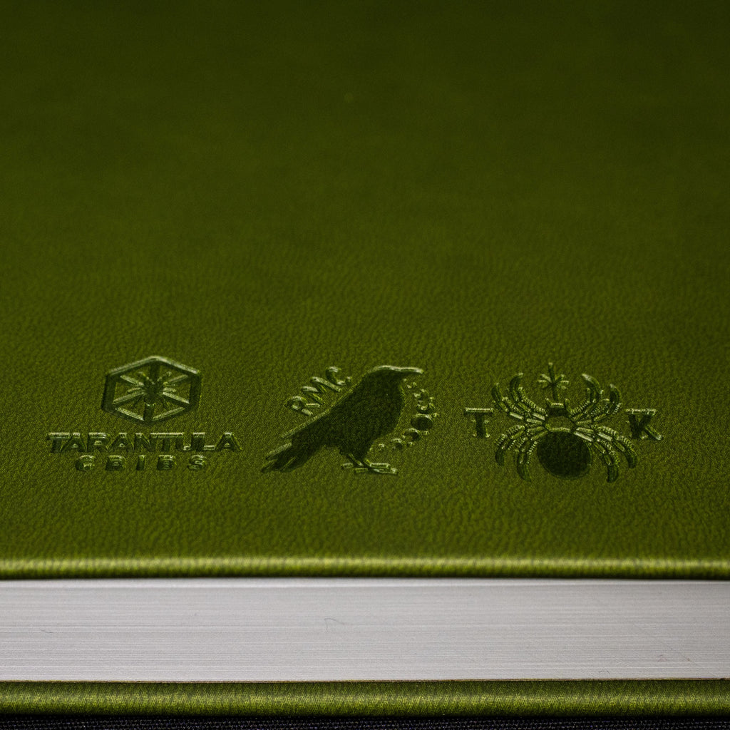 Jumping Spider Journal: Vegan Leather A5 Dot Grid Notebook