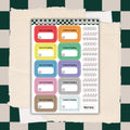 Reading Tracker Journal Stickers | Planner Stickers