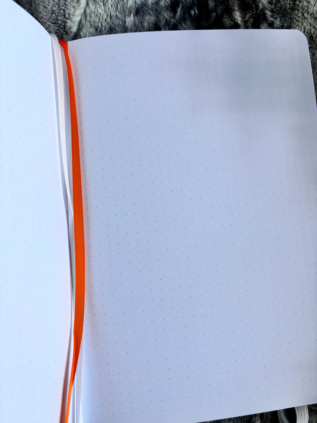 Holographic Ghost Notebook: Vegan Leather A5 Dot Grid Journal