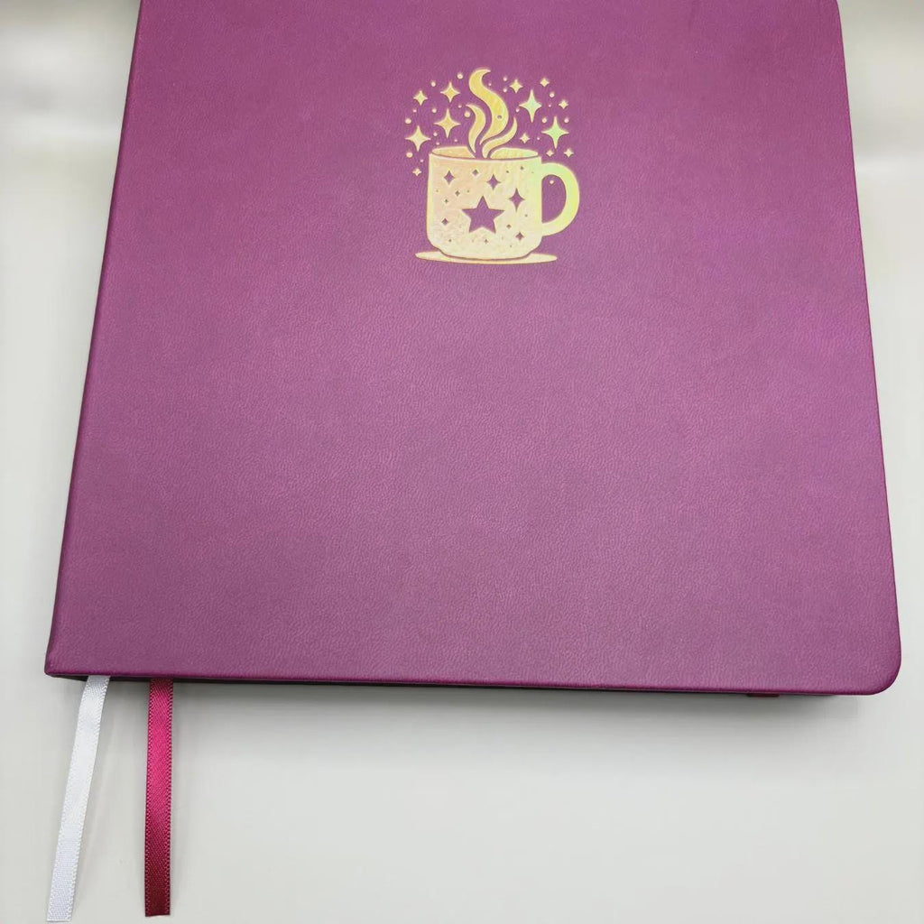 Mystical Mug Dot Grid Journal: Gold Holo Foil, 160gsm