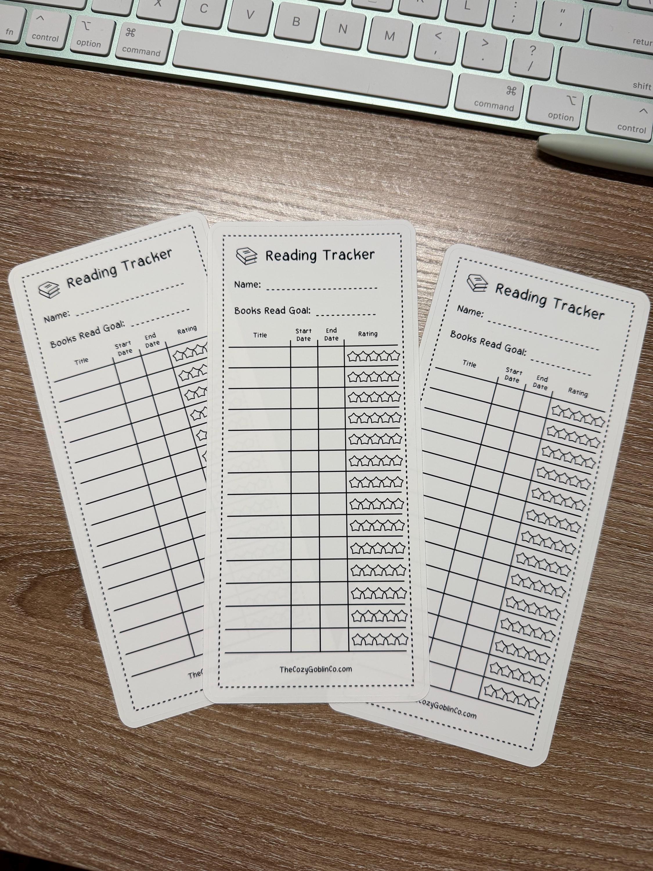 Reading Log Tracker Sticker Journal Stickers | Planner Stickers