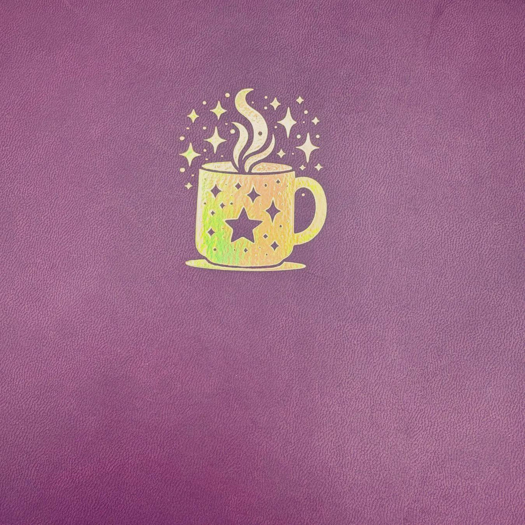 Mystical Mug Dot Grid Journal: Gold Holo Foil, 160gsm