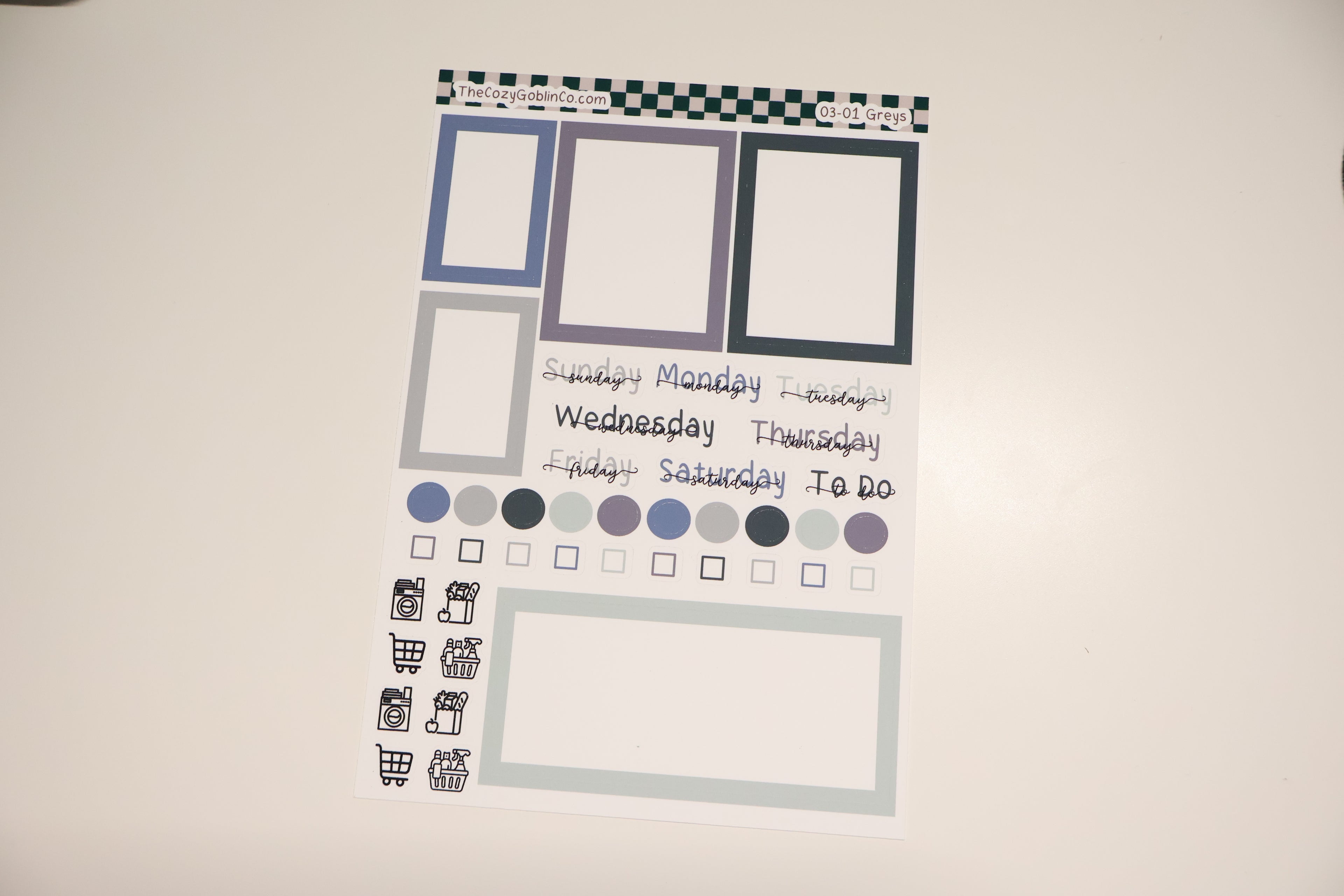 Essential Setup Sheet | Colorful Functional Planner Stickers