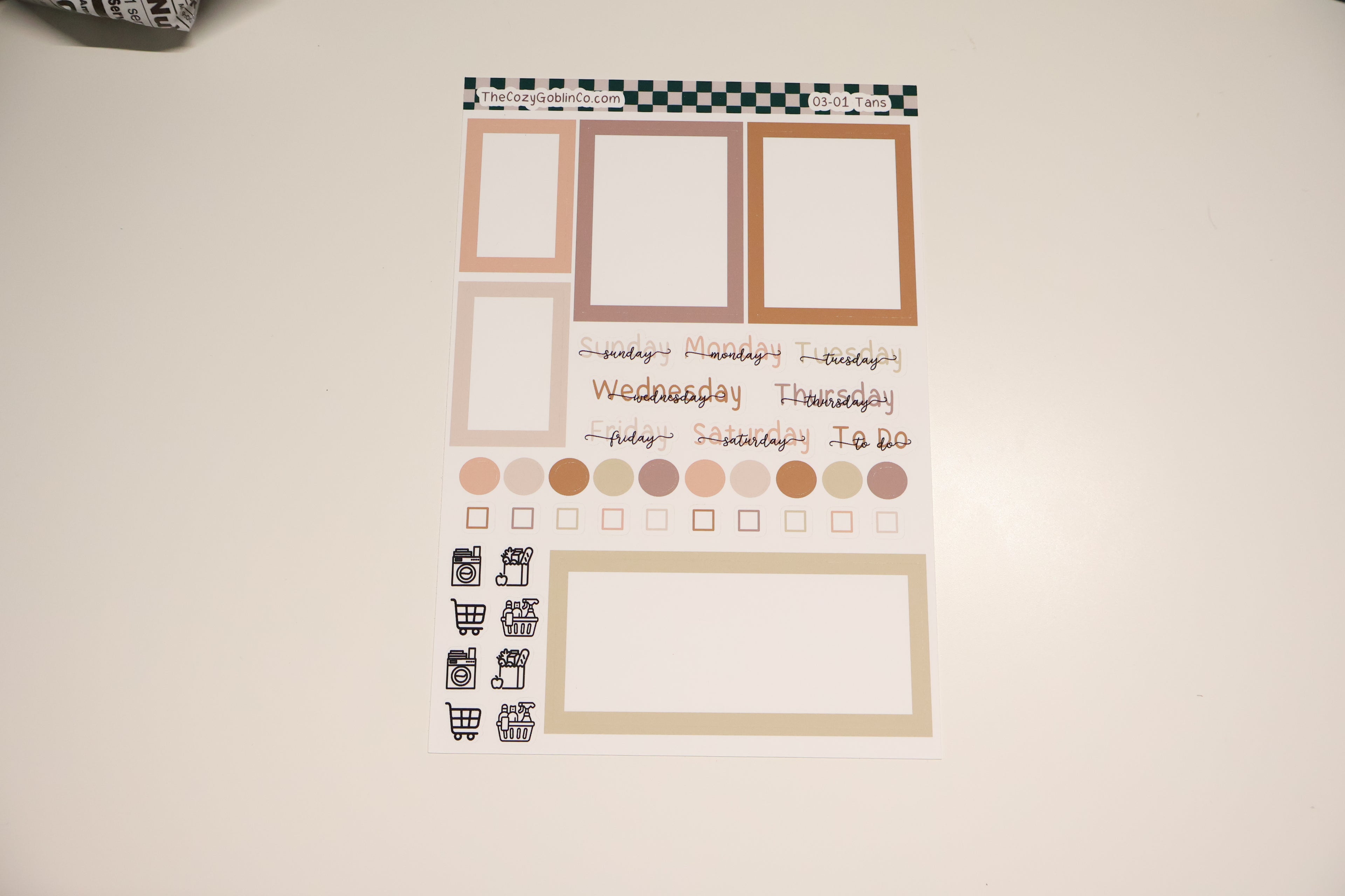Essential Setup Sheet | Colorful Functional Planner Stickers