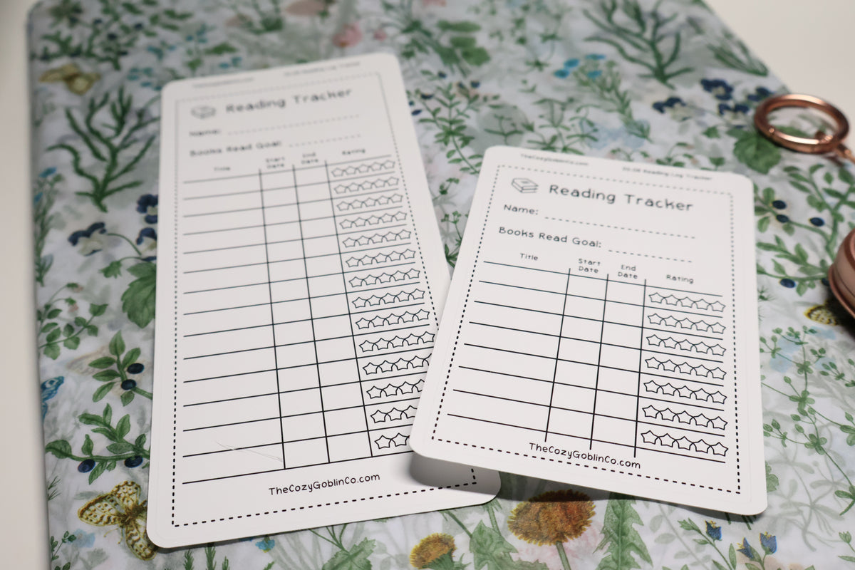 Reading Log Tracker Sticker Journal Stickers | Planner Stickers