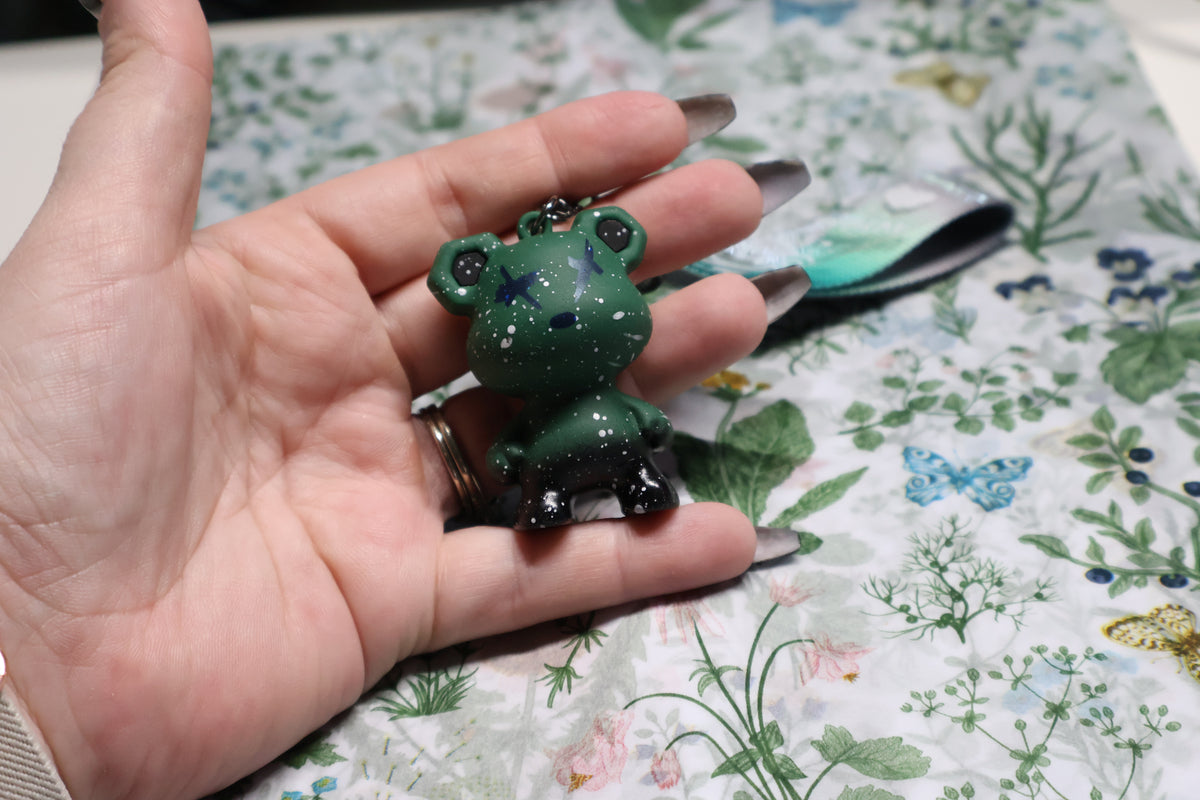 Green Bear Keychain