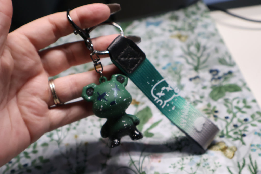Green Bear Keychain
