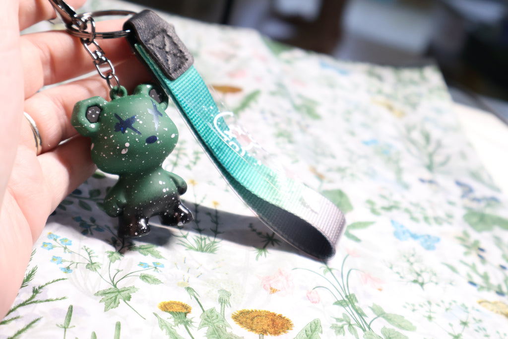Green Bear Keychain