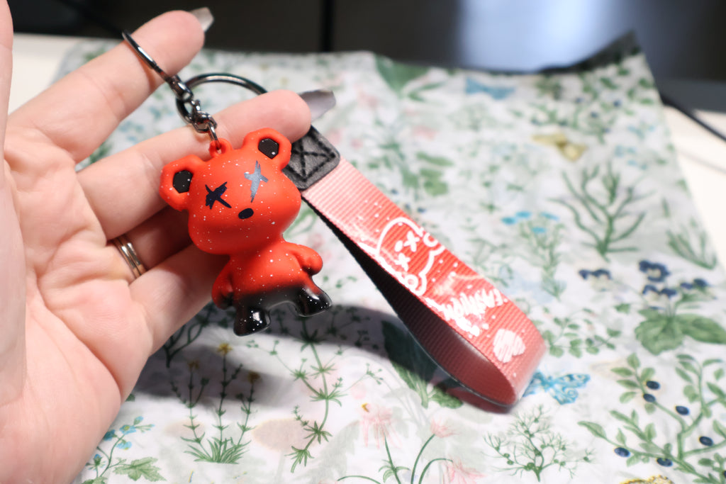 Red Bear Keychain