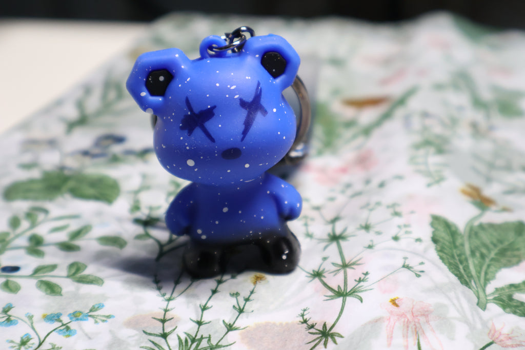 Blue Bear Keychain