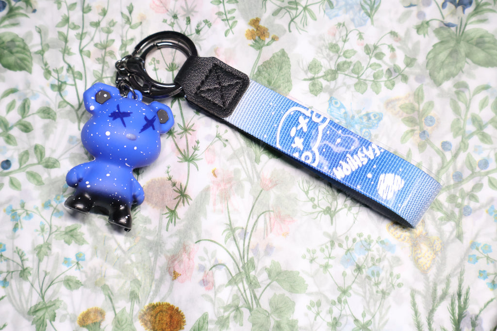 Blue Bear Keychain