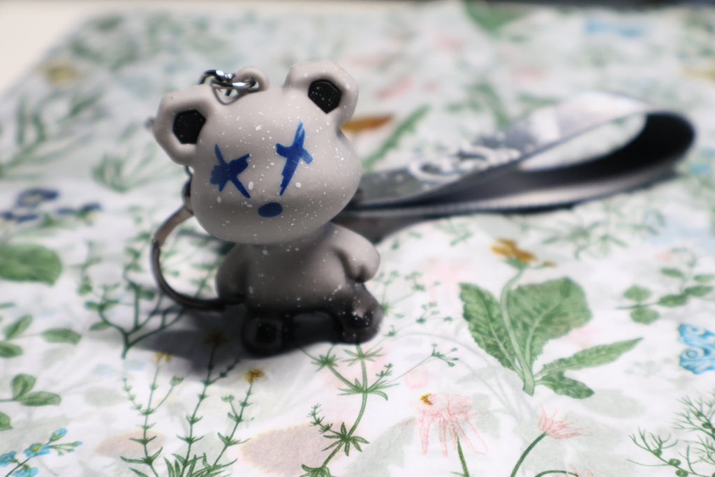 Grey Bear Keychain