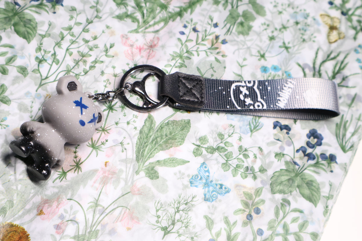 Grey Bear Keychain