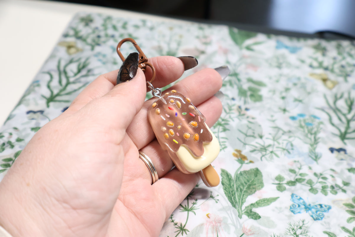 Vanilla Icecream Keychain