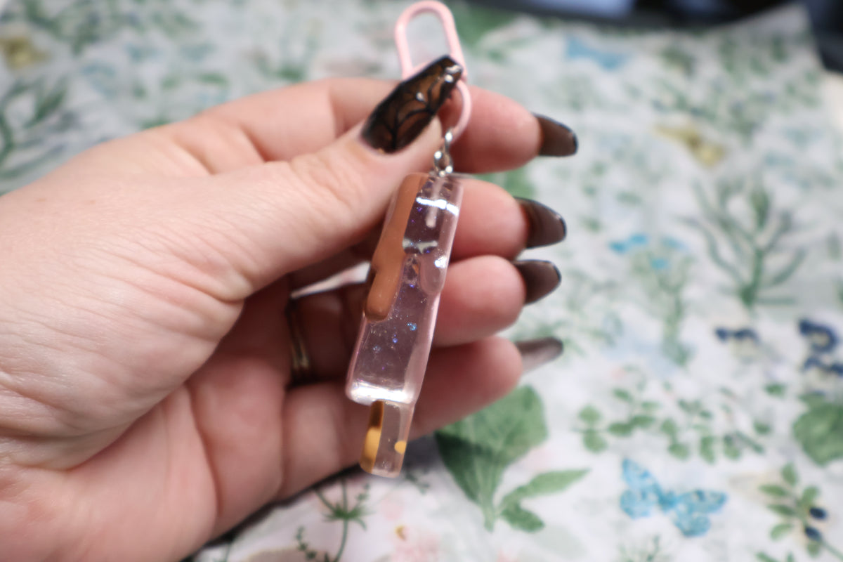 Chocolate and Strawberry Icecream Keychain