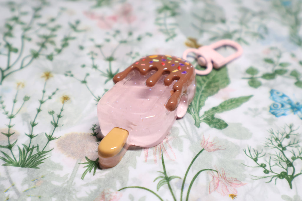Chocolate and Strawberry Icecream Keychain
