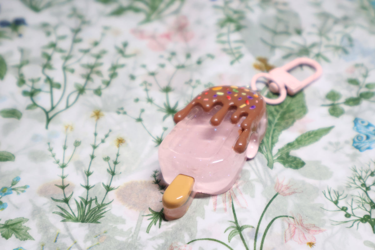 Chocolate and Strawberry Icecream Keychain