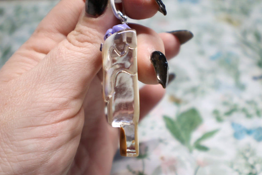 Vanilla Blueberry Icecream Keychain
