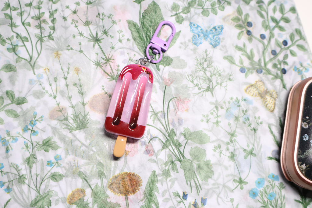 Choco and Pink Icecream Keychain