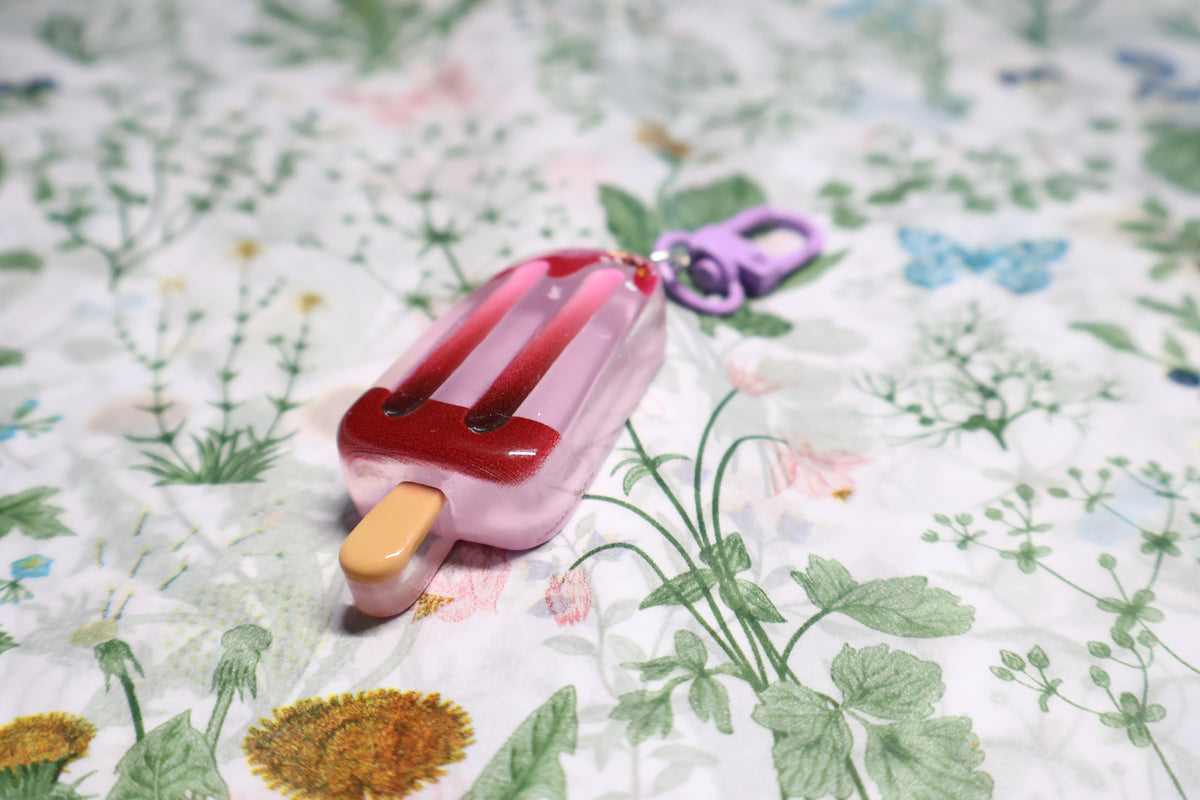 Choco and Pink Icecream Keychain