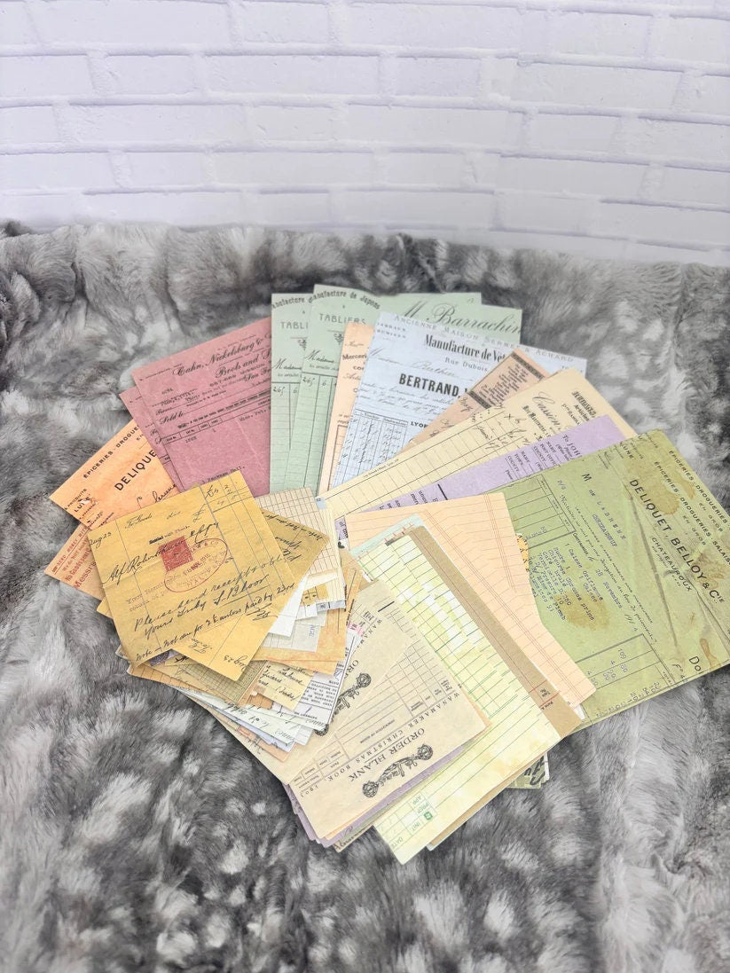 Business-Themed Ephemera Pack for Planners & Journals - Office Stickers, Vintage Paper Accents, Organizational Supplies
