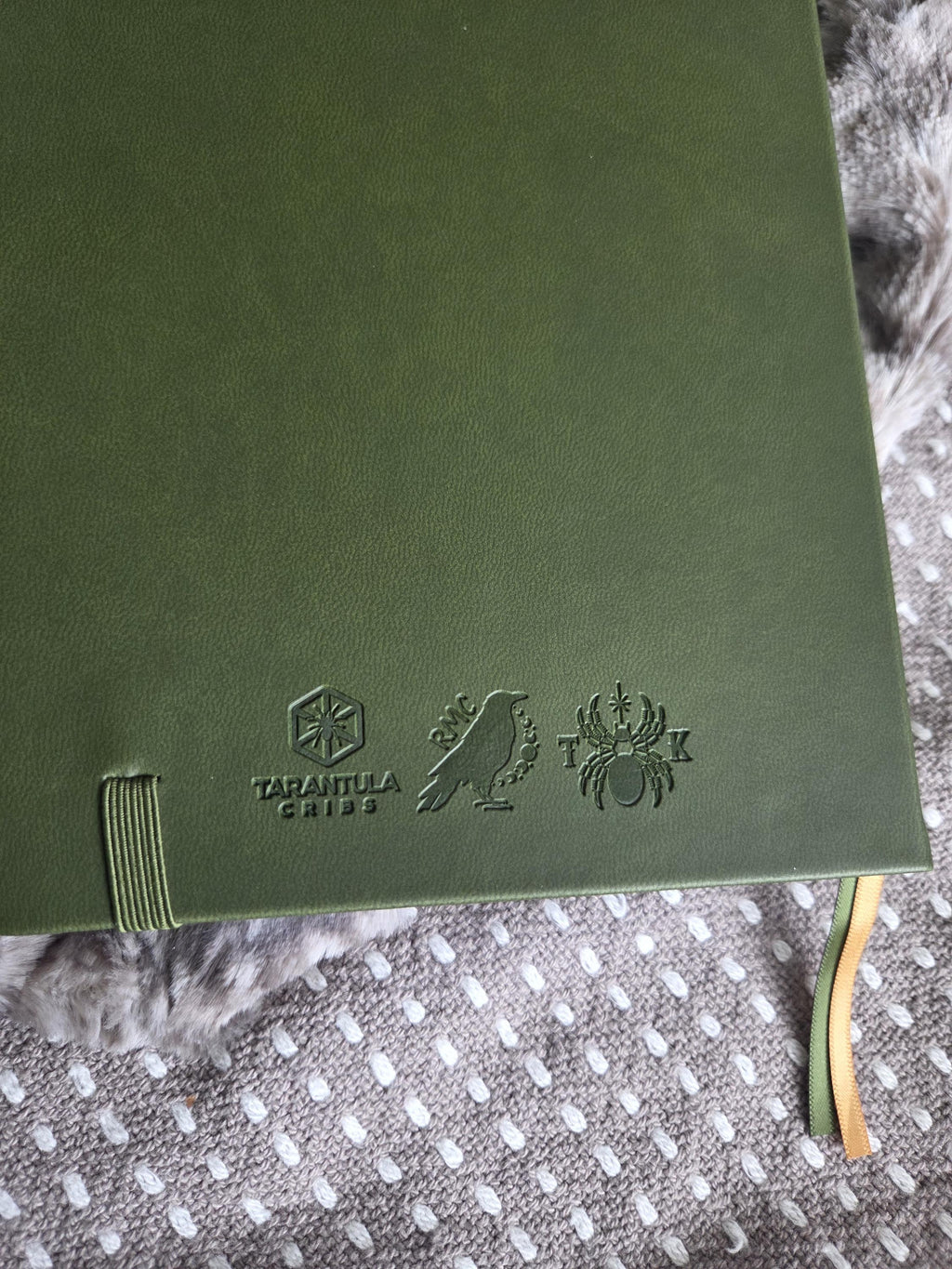Jumping Spider Journal: Vegan Leather A5 Dot Grid Notebook