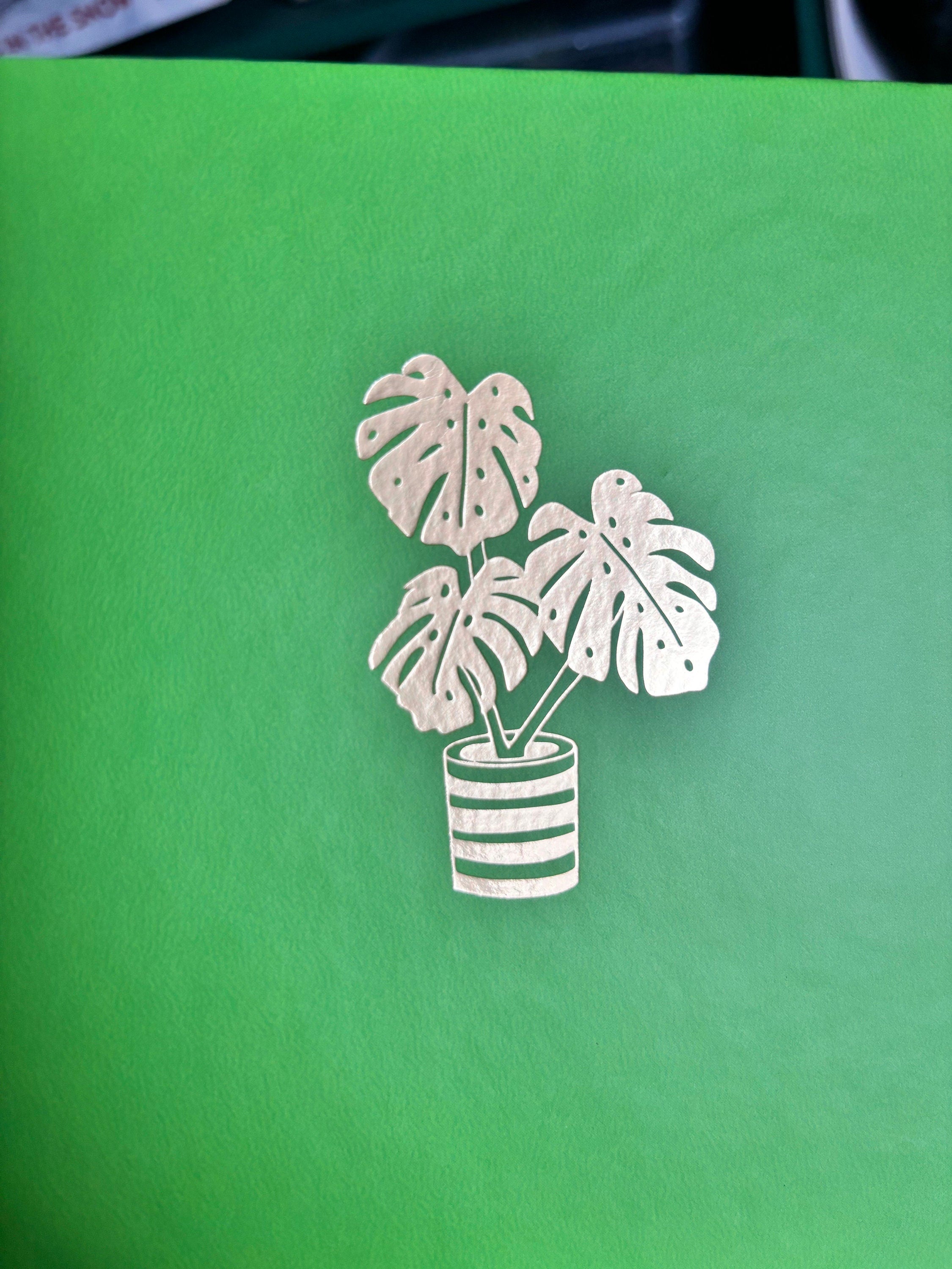 Monstera Dot Grid Journal: Botanical Sketchbook, 160gsm