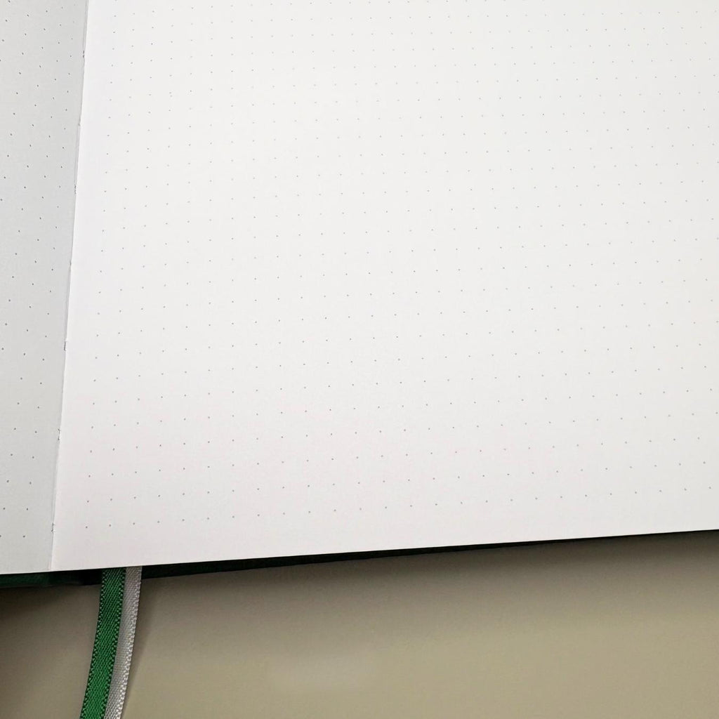 Mystical Moon Journal: Silver Holo Foil Dot Grid Notebook