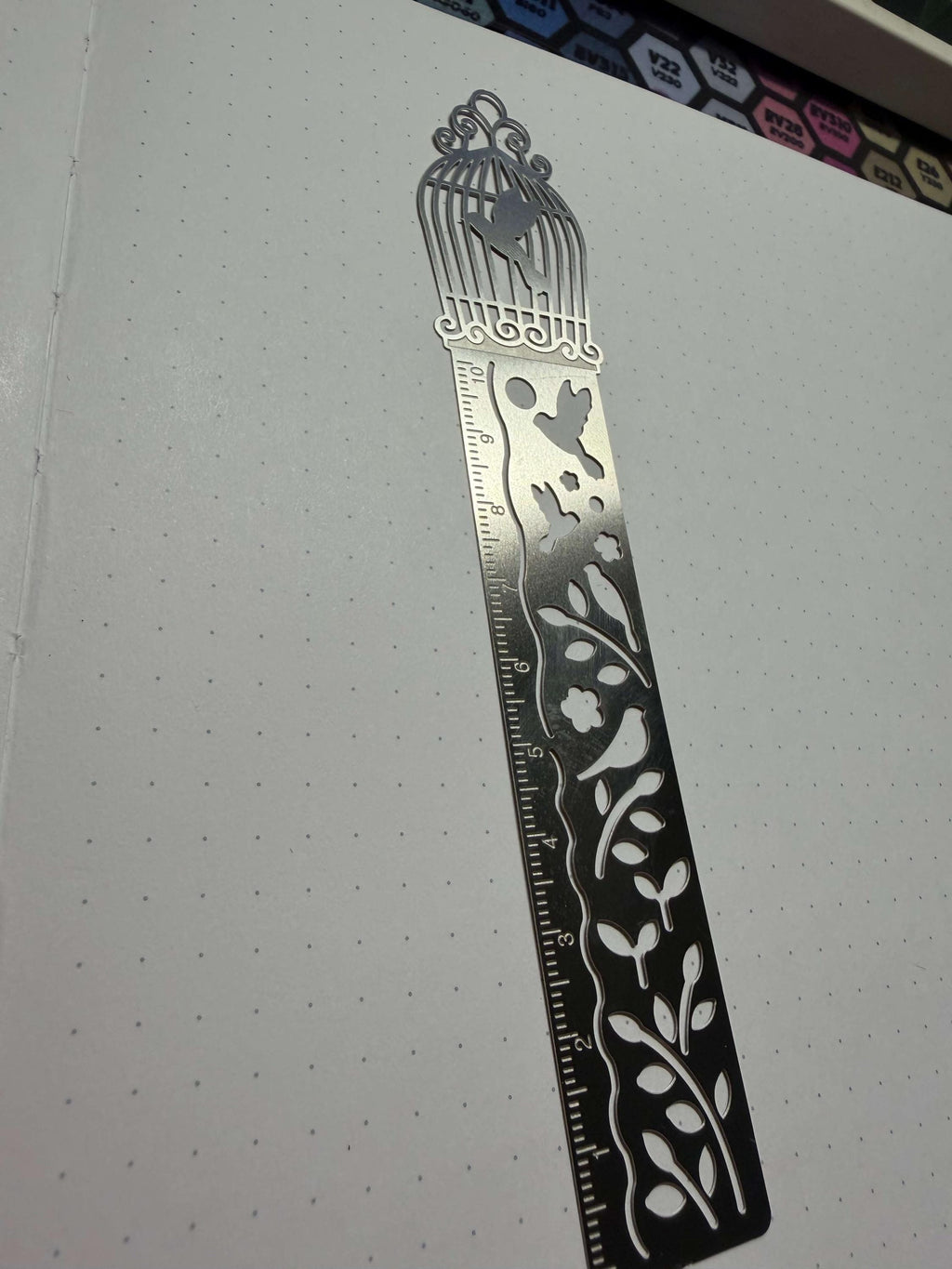 Birdcage Ruler and stencil