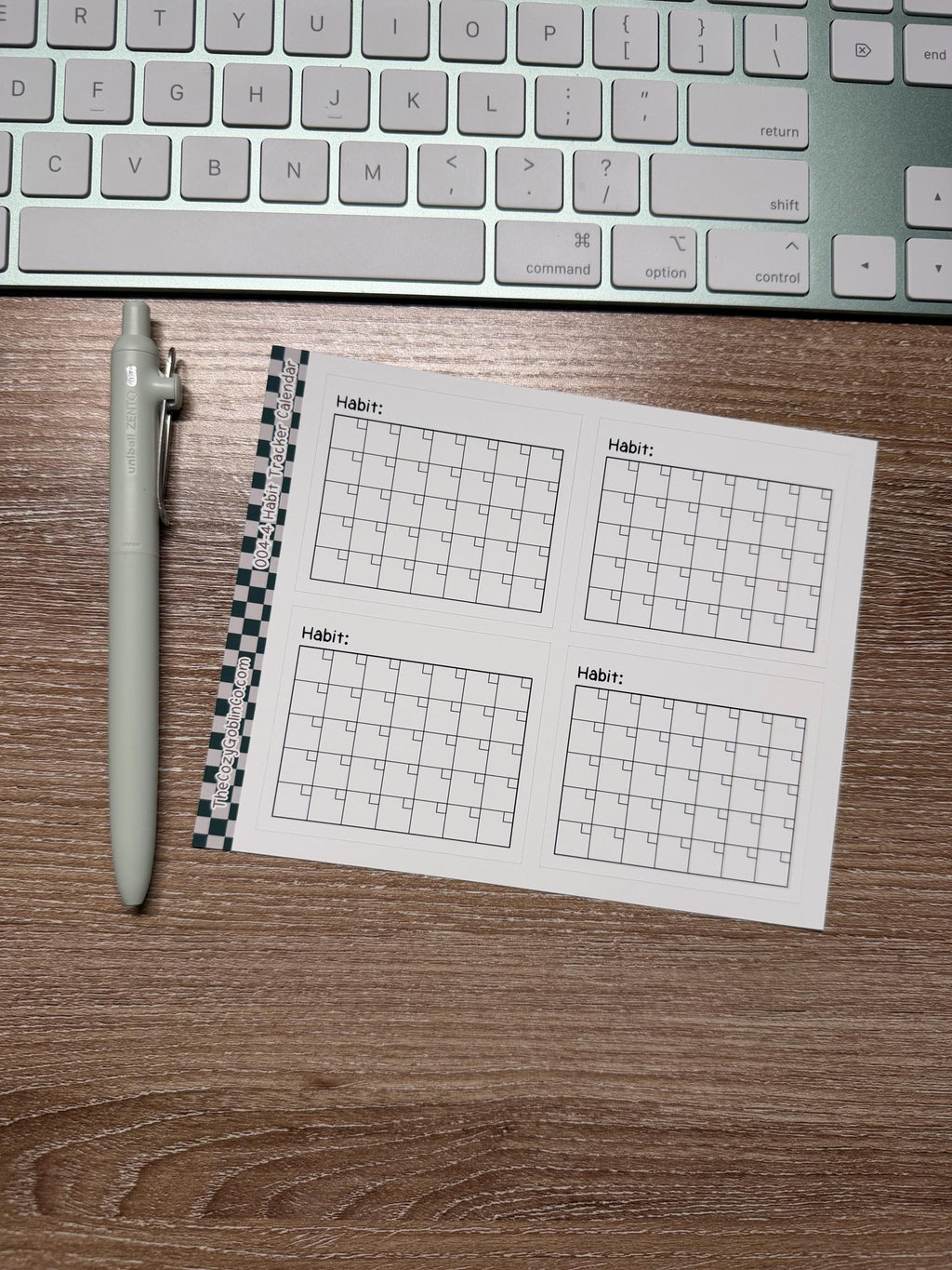 Habit Tracker Calendar Journal Stickers | Planner Stickers