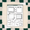 Doodle Notes Journal Stickers | Planner Stickers
