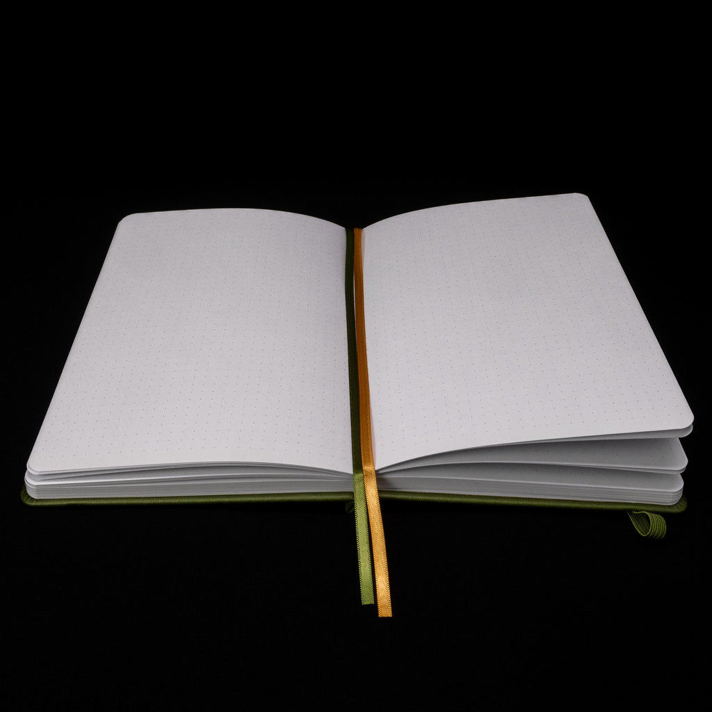 Jumping Spider Journal: Vegan Leather A5 Dot Grid Notebook